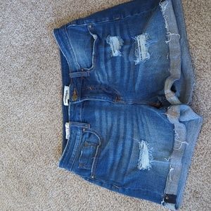 Denim shorts